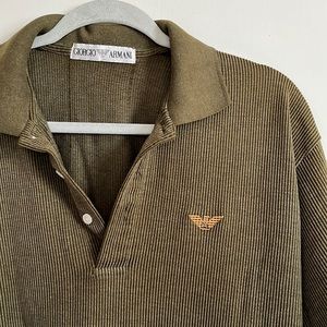 Vintage Giorgio Armani polo shirt